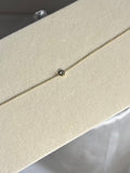 Solitaire anklet