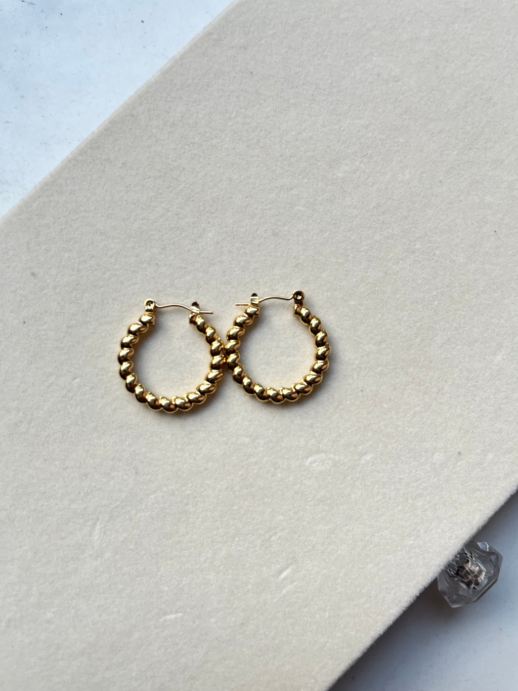 Beaded glow hoops