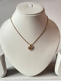 Seoul filled heart necklace