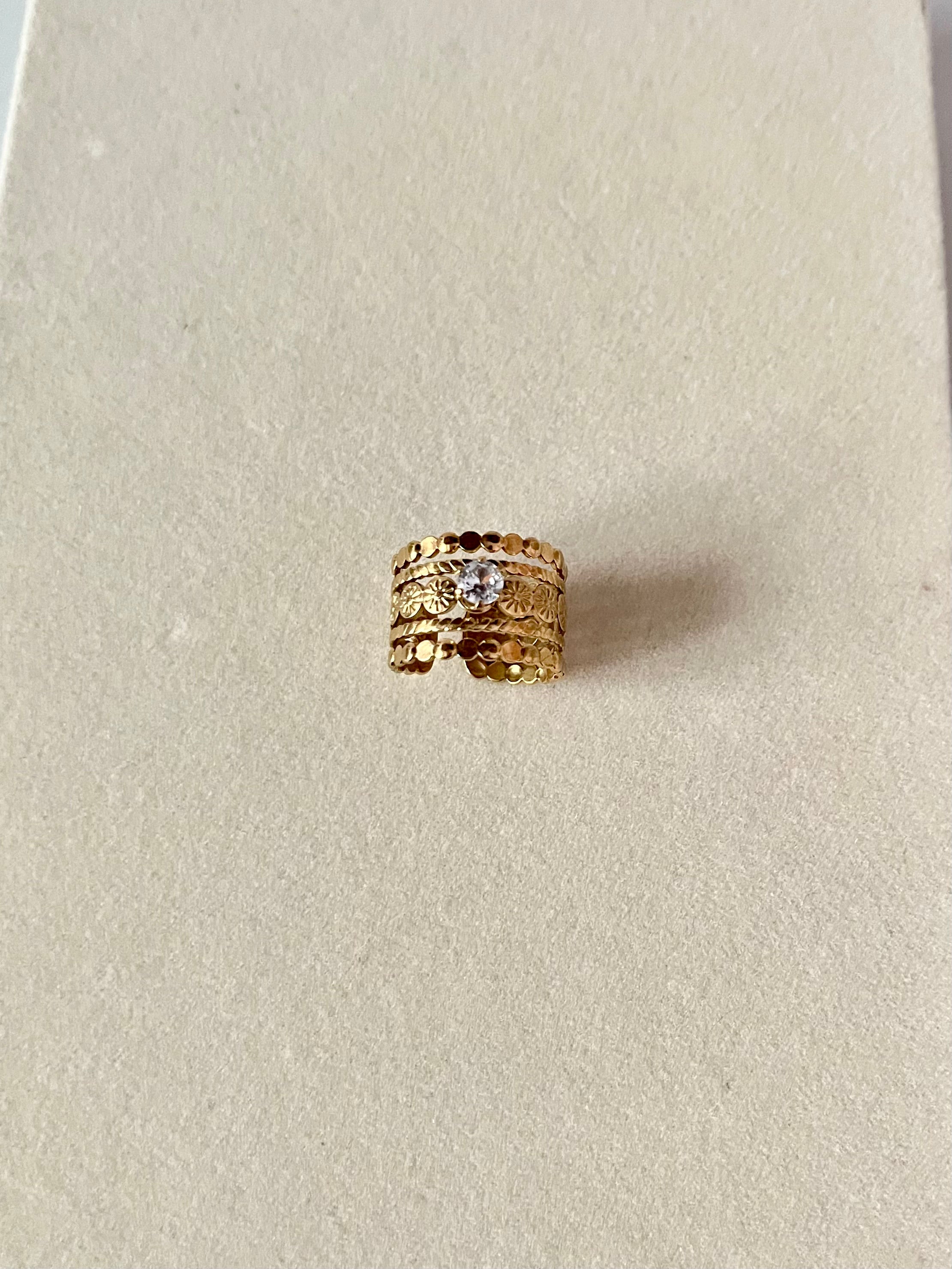 Seoul multi layered ring