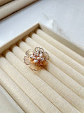 Rose bloom ring