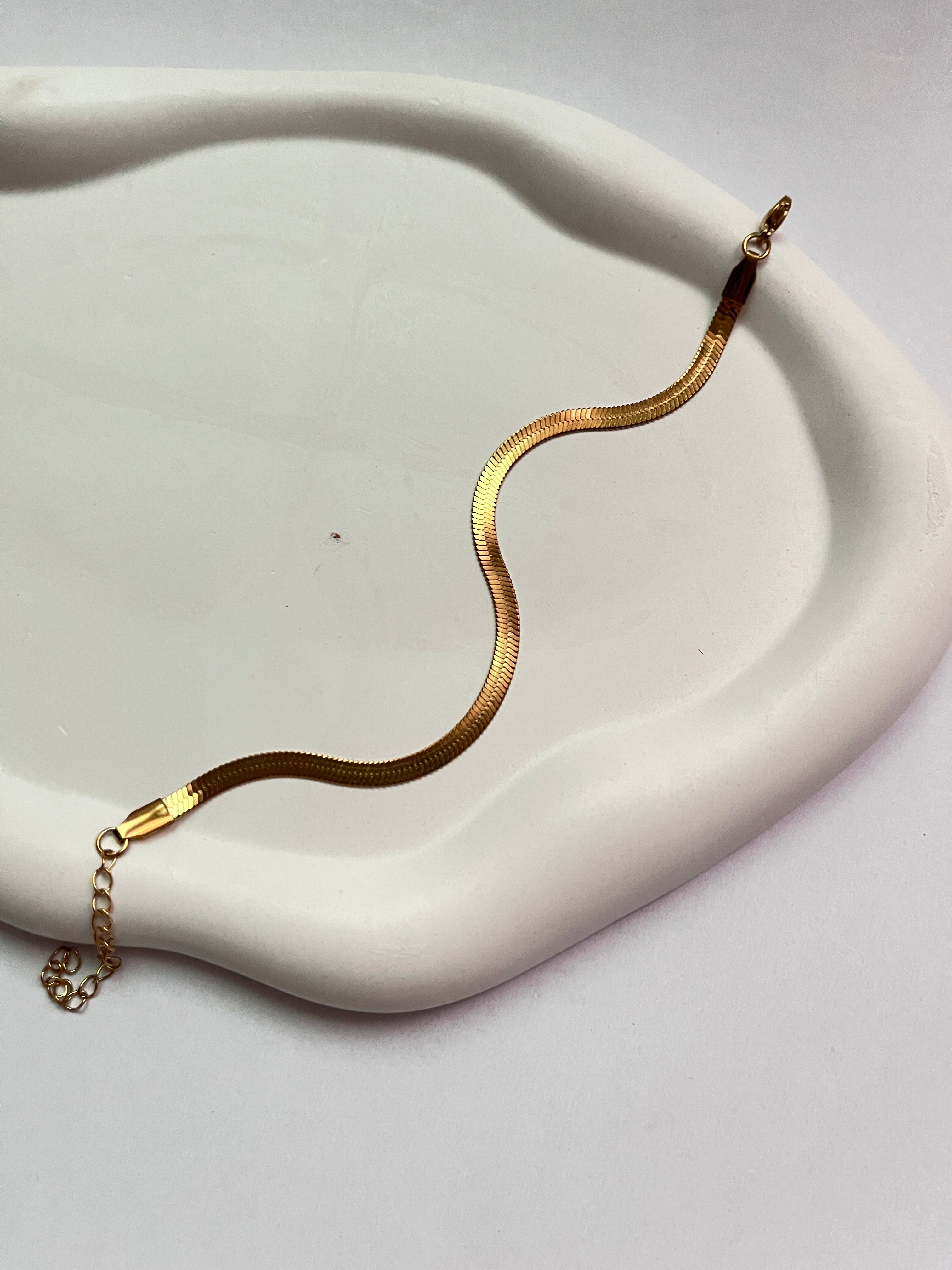 Seoul serpent anklet
