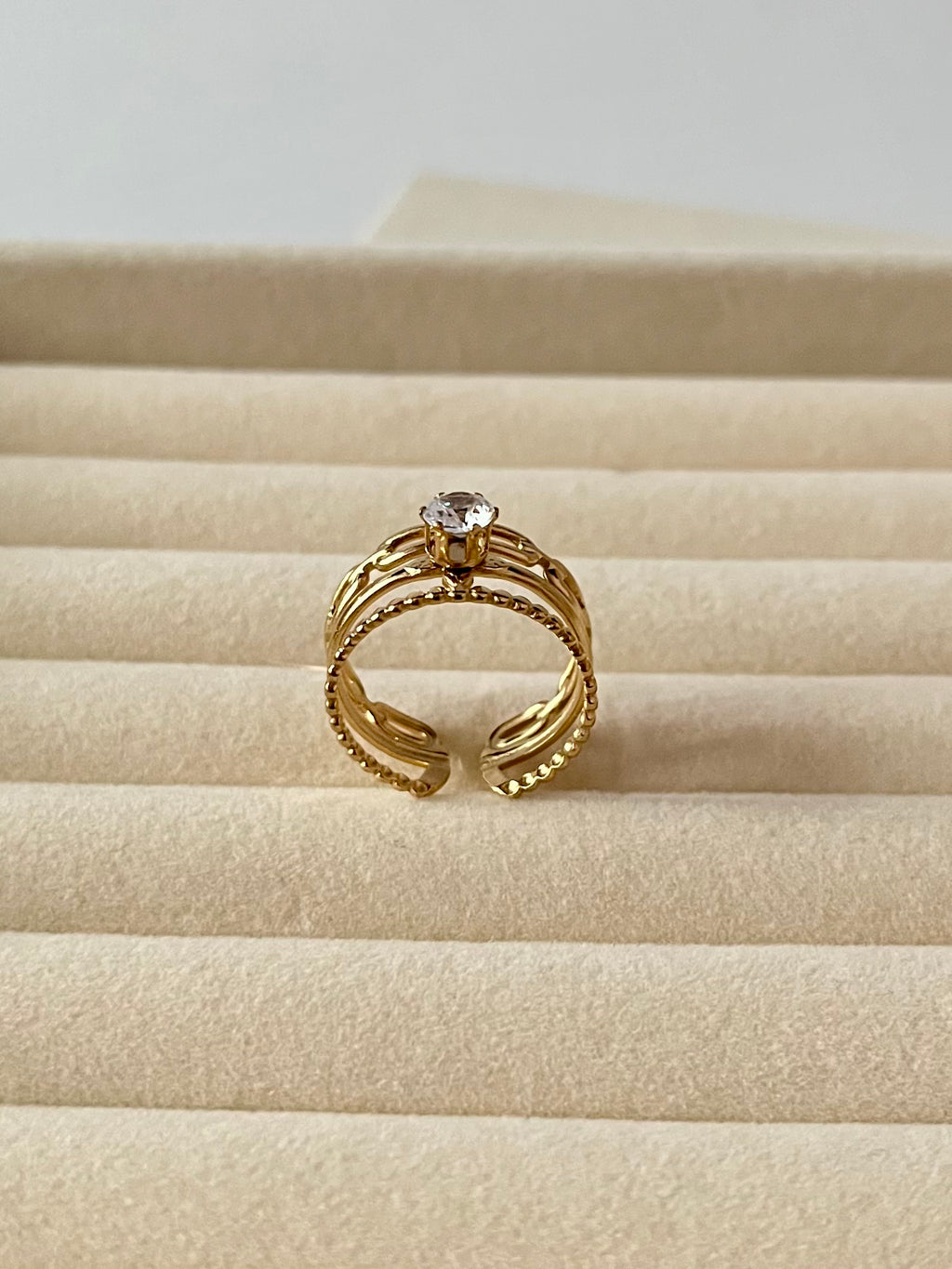 Seoul thin layered ring