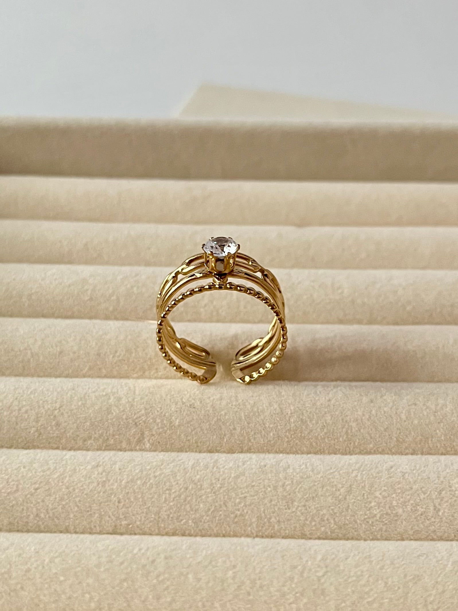 Seoul thin layered ring