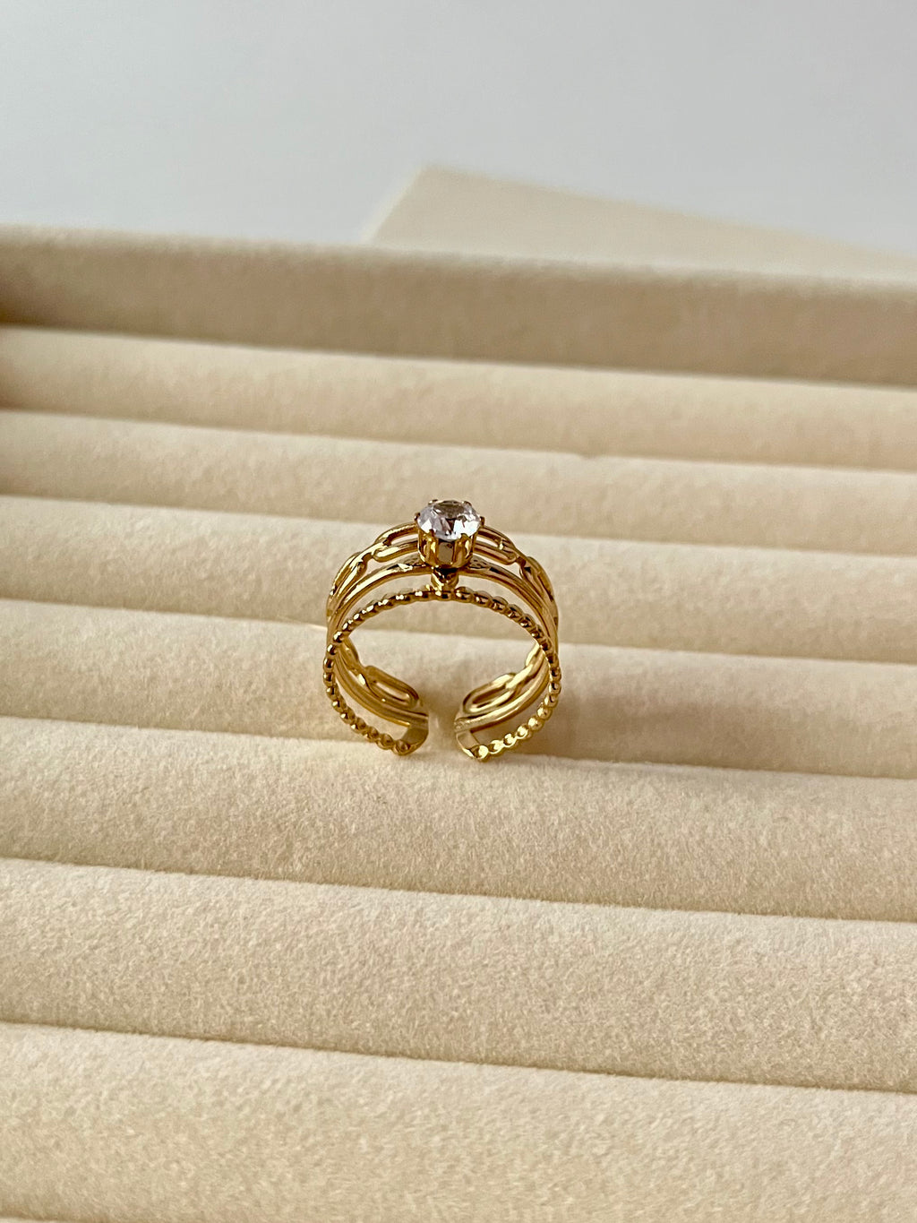 Seoul thin layered ring