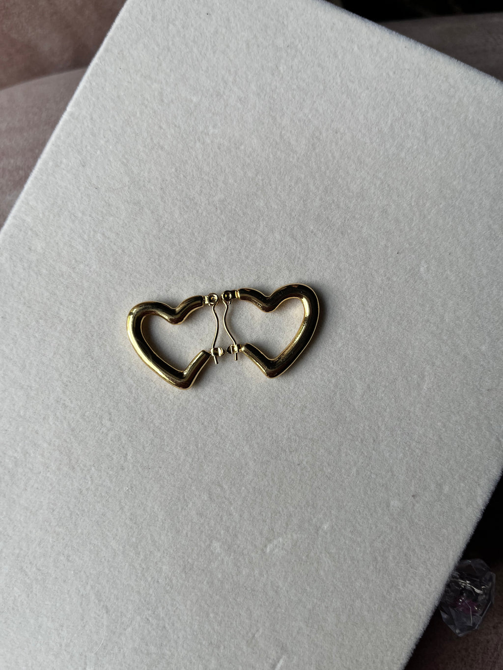 Twilight heart hoops