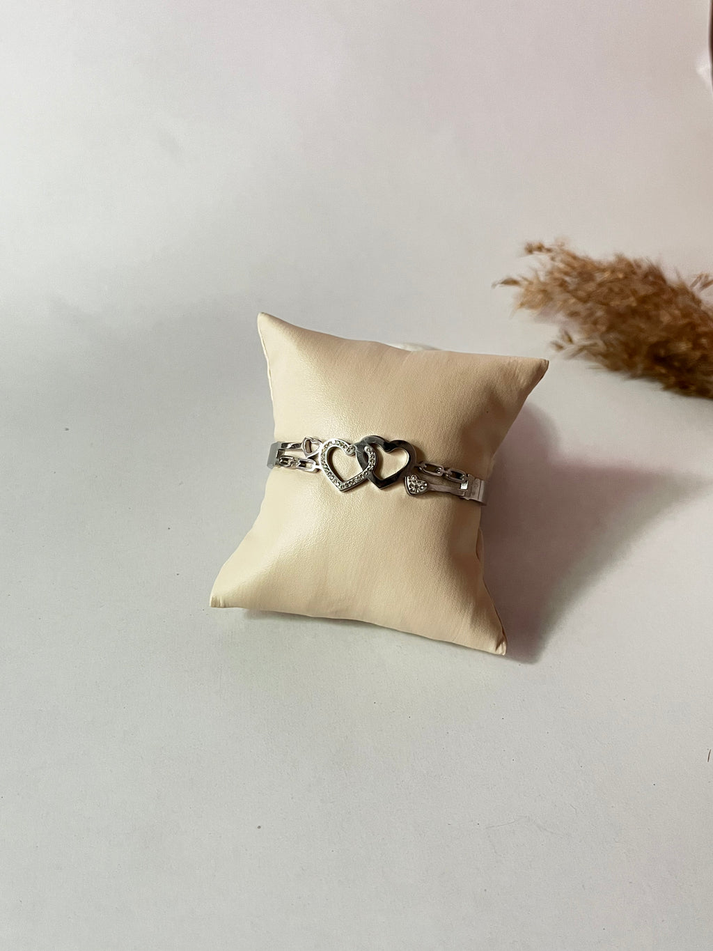 Seoul silver heart bracelet