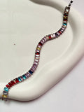 Trishya multicolour tennis bracelet