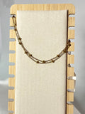 Double layered anklet
