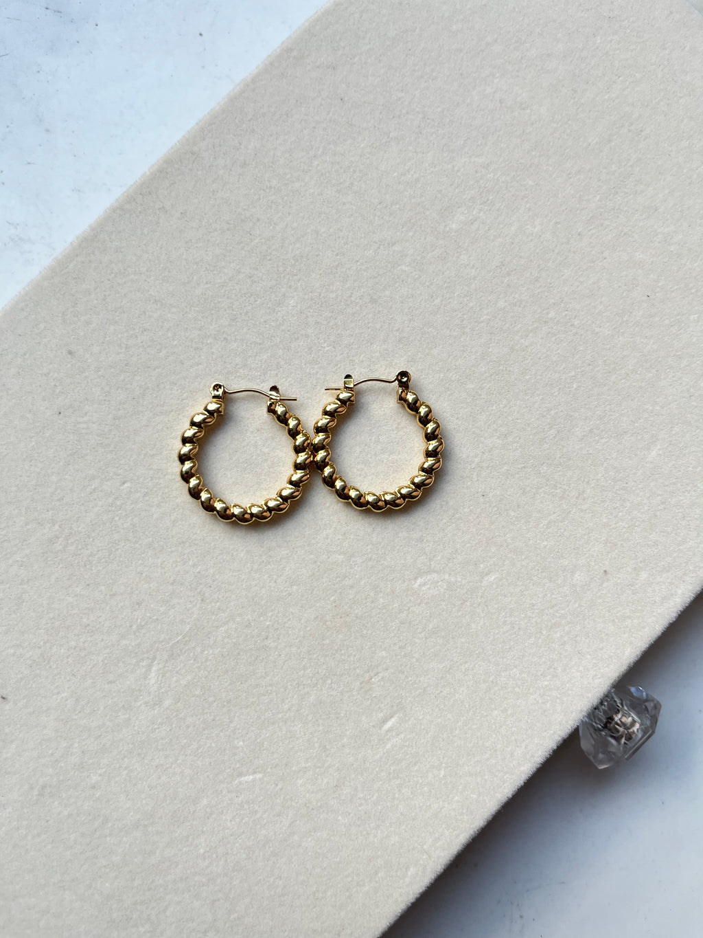 Beaded glow hoops