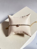 Seoul tennis heart bracelet