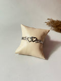 Seoul silver heart bracelet