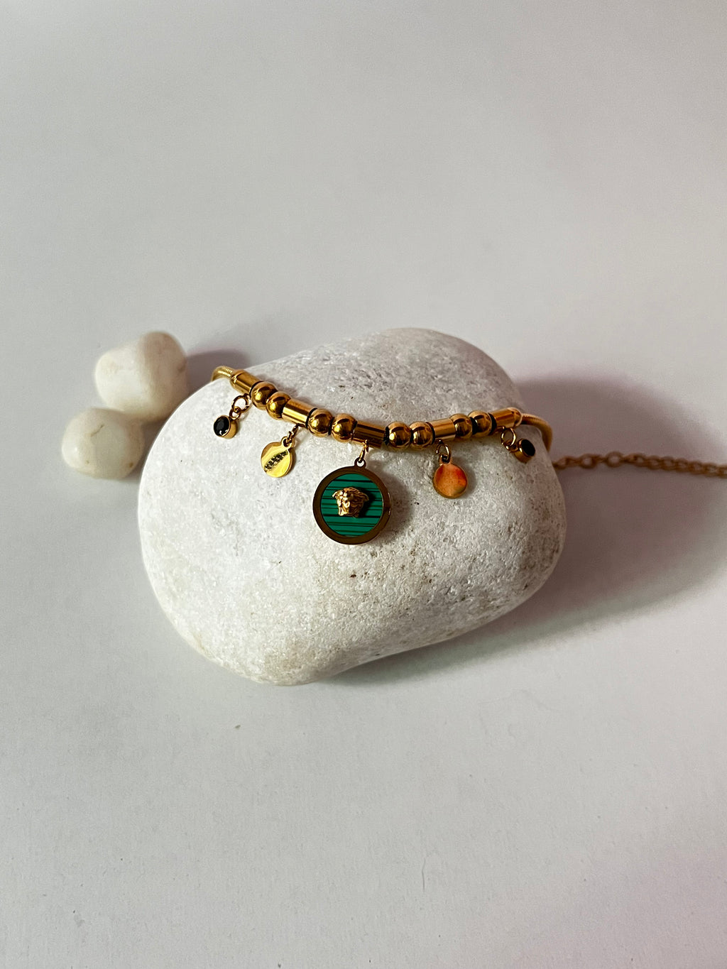 Seoul multi charm bracelet