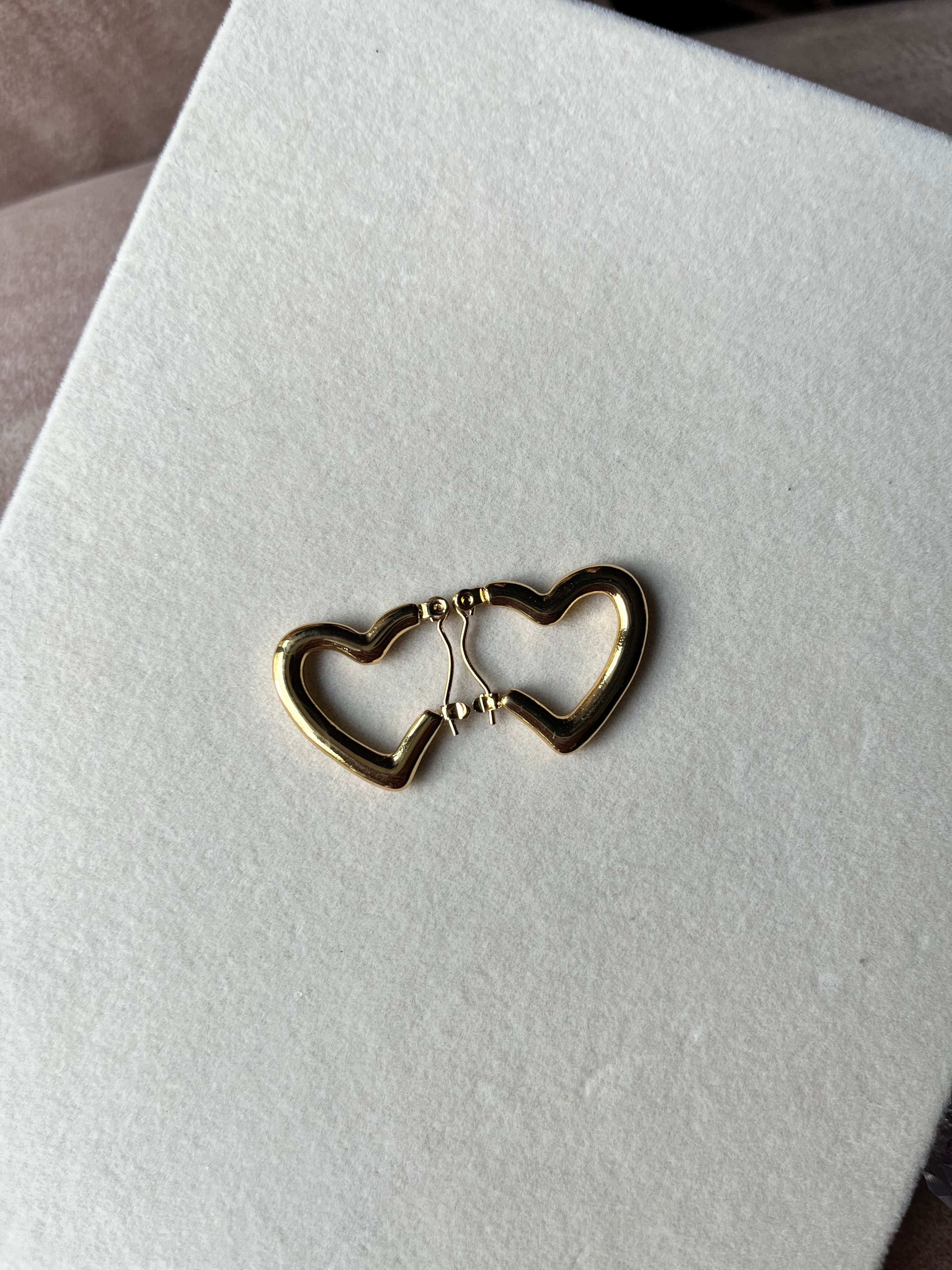 Twilight heart hoops